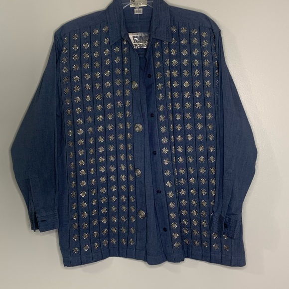 Yak Majik 3 Piece Suit Cotton Beaded Jacket Shell Pants Medium - Picture 7 of 10